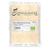 Bäckerei Spiegelhauer Bio Sauerteig (Dinkelsauer) 100% Bio Dinkelmehl frischer Natursauerteig – perfekt für Brote oder als Anstellgut 300g Dinkelsauerteig (ohne Glas)